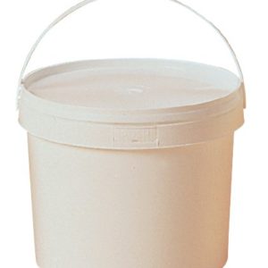 Seau blanc plastique alimentaire - 20kg